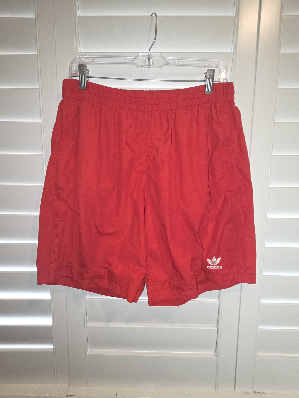 Adidas Red Trefoil Shorts